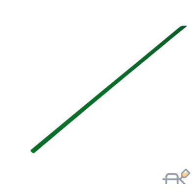 Термоусадочная трубка 2.5 / 1.25 мм. зеленая (упак. 50 шт. по 1 м) REXANT (20-2503)